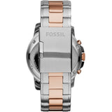 Buy Shop Fossil Grant Chronograph Blue Dial Two Tone Steel Strap Watch for Men - FS5024 USA Online