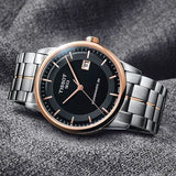 Buy Shop Tissot Luxury Powermatic 80 Black Dial Silver Steel Strap Watch For Men - T086.407.22.051.00 USA Online