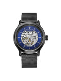 Buy Shop Maserati Epoca Automatic Skeleton Blue Dial Mesh Bracelet Watch For Men - R8823118002 USA Online