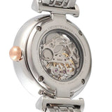 Buy Shop Emporio Armani Gianni T Bar Silver Skeleton Dial Two Tone Strap Watch For Women - AR1992 USA Online