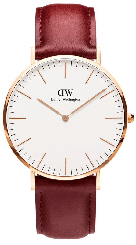 Buy Shop Daniel Wellington Classic Suffolk White Dial Brown Leather Strap Watch For Women - DW00100120 USA Online