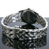 Buy Shop Burberry Herringbone Grey Dial Silver Steel Strap Watch for Women - BU1851 USA Online