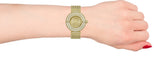 Buy Shop Guess Dream Quartz Gold Dial Gold Mesh Strap Watch For Women - GW0550L2 USA Online
