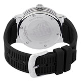 Salvatore Ferragamo F-80 Black Dial Black Rubber Strap Watch For Men - SFHY01322