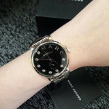 Buy Shop Marc Jacobs Blade Black Dial Silver Steel Strap Watch for Women - MBM8672 USA Online
