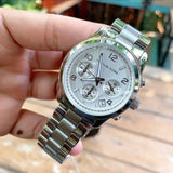 Buy Shop Michael Kors Runway Silver Dial Silver Steel Strap Watch for Women - MK5076 USA Online