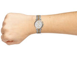 Buy Shop Fossil Boyfriend Chronograph White Dial Two Tone Steel Strap Watch for Women - ES3840 USA Online
