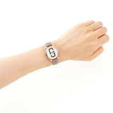 Buy Shop Marc Jacobs Corie White Dial Brown Leather Strap Watch for Women - MJ1581 USA Online