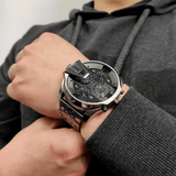 Buy Shop Diesel Uber Chief Black Dial Grey Stainless Steel Strap Watch For Men - DZ7372 USA Online