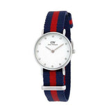 Buy Shop Daniel Wellington Classy Oxford White Dial Two Tone Nylon Strap Watch For Women - DW00100072 USA Online