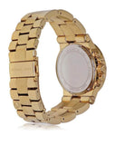 Buy Shop Michael Kors Dylan Quartz Gold Dial Gold Steel Strap Watch For Women - MK5861 USA Online
