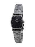 Buy Shop Longines La Grande Classique de Longines Black Dial Silver Mesh Bracelet Watch for Women - L4.288.0.58.6 USA Online