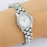 Buy Shop Marc Jacobs Henry Silver Dial Silver Steel Strap Watch for Women - MBM3276 USA Online