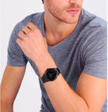 Buy Shop Fossil The Minimalist Black Dial Black Steel Strap Watch for Men - FS5308 USA Online