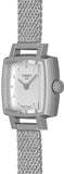 Buy Shop Tissot Lovely Square Silver Dial Silver Mesh Bracelet Watch For Women - T058.109.11.036.00 USA Online