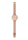 Buy Shop Fossil Jacqueline Quartz Rose Gold Dial Rose Gold Mesh Strap Watch for Women - ES4628 USA Online