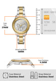 Buy Shop Fossil Stella Sport Multifunction Silver Dial Two Tone Steel Strap Watch for Women - ES5107 USA Online