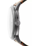 Buy Shop Fossil Townsman Automatic Skeleton Black Dial Brown Leather Strap Watch for Men - ME3181 USA Online