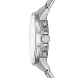 Buy Shop Fossil Bannon Multifunction Chronograph Silver Dial Silver Steel Strap Watch for Men - BQ2490 USA Online
