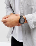Buy Shop Fossil Townsman Chronograph Black Dial Black Steel Strap Watch for Men - FS5379 USA Online