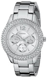 Buy Shop Fossil Stella Silver Dial Silver Steel Strap Watch for Women - ES3588 USA Online