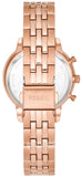 Buy Shop Fossil Neutra Chronograph Mother of Pearl Brown Dial Rose Gold Steel Strap Watch for Women - ES5218 USA Online