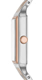 Buy Shop Fossil Raquel Three Hand White Dial Two Tone Steel Strap Watch For Women - ES5222 USA Online