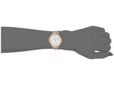 Buy Shop Fossil Jacqueline Mother of Pearl White Dial Gold Mesh Strap Watch for Women - ES4352 USA Online