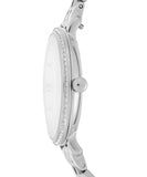 Buy Shop Fossil Jacqueline White Dial Silver Steel Strap Watch for Women - ES3545 USA Online