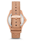 Buy Shop Fossil Cecile White Dial Beige Leather Strap Watch for Women - AM4532 USA Online