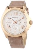 Buy Shop Fossil Cecile White Dial Beige Leather Strap Watch for Women - AM4532 USA Online