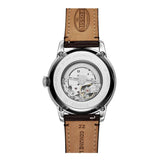 Buy Shop Fossil Townsman Automatic Blue Dial Brown Leather Strap Watch for Men - ME3110 USA Online
