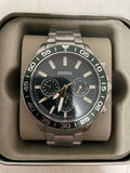Buy Shop Fossil Bannon Chronograph Green Dial Silver Steel Strap Watch for Men - BQ2492 USA Online