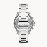 Buy Shop Fossil Bannon Chronograph Green Dial Silver Steel Strap Watch for Men - BQ2492 USA Online