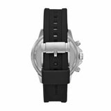 Buy Shop Fossil Bannon Multifunction Black Dial Black Silicone Strap Watch for Men - BQ2494 USA Online
