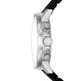 Buy Shop Fossil Bannon Multifunction Black Dial Black Silicone Strap Watch for Men - BQ2494 USA Online