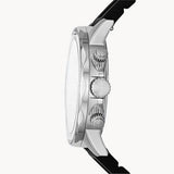 Buy Shop Fossil Bannon Multifunction Black Dial Black Silicone Strap Watch for Men - BQ2494 USA Online