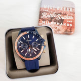 Buy Shop Fossil Bannon Multifunction Blue Dial Blue Silicone Strap Watch for Men - BQ2498 USA Online