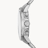 Buy Shop Fossil Bannon Multifunction Blue Dial Silver Steel Strap Watch for Men - BQ2503 USA Online