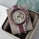 Buy Shop Fossil Bannon Multifunction Brown Dial Two Tone Steel Strap Watch for Men - BQ2502 USA Online