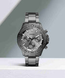 Buy Shop Fossil Bannon Multifunction Chronograph Grey Dial Grey Steel Strap Watch for Men - BQ2491 USA Online