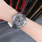 Buy Shop Fossil Bannon Multifunction Chronograph Grey Dial Grey Steel Strap Watch for Men - BQ2491 USA Online