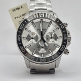 Buy Shop Fossil Bannon Multifunction Chronograph Silver Dial Silver Steel Strap Watch for Men - BQ2490 USA Online