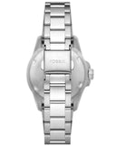 Buy Shop Fossil Blue Dive Analog Pink Dial Silver Steel Strap Watch For Women - ES5351 USA Online