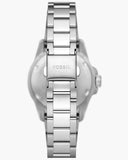 Buy Shop Fossil Blue Dive Three Hand Blue Dial Silver Steel Strap Watch For Women - ES5353 USA Online