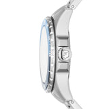 Buy Shop Fossil Blue Dive Three Hand Blue Dial Silver Steel Strap Watch For Women - ES5353 USA Online