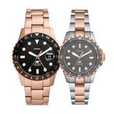 Buy Shop Fossil Blue Dive Three Hand Gray Dial Two Tone Steel Strap Watch For Women - ES5348 USA Online