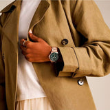 Buy Shop Fossil Blue Dive Three Hand Green Dial Rose Gold Steel Strap Watch For Women - ES5371 USA Online