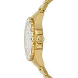 Buy Shop Fossil Blue Dive Three Hand White Dial Gold Steel Strap Watch For Women - ES5350 USA Online