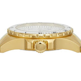Buy Shop Fossil Blue Dive Three Hand White Dial Gold Steel Strap Watch For Women - ES5350 USA Online